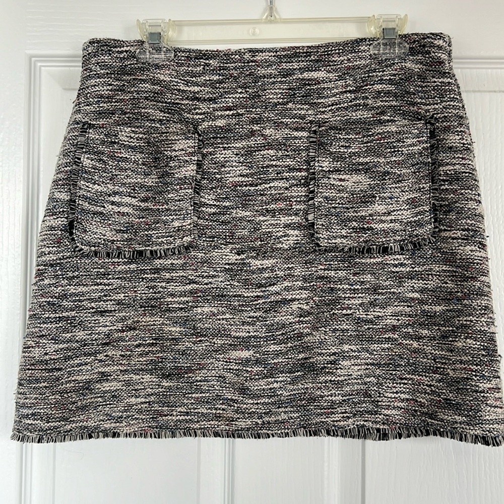 LOFT tweed mini skirt - M